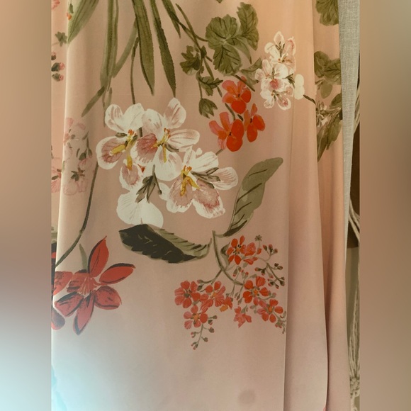 The Lulus Still the One Blush Pink Floral Print Satin Maxi Dress - Picture 8 of 9